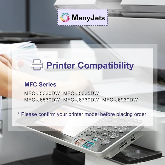 Alt view image 3 of 7 - LC3019XXL Compatible Ink Cartridge Replacement for LC3019 LC3019XXL LC3017 Work with MFC-J5330DW MFC-J6930DW MFC-J6530DW MFC-J5335DW MFC-J6730DW Printer (2BK,2C,2M,2Y,8-Pack)
