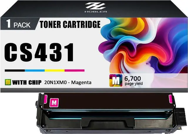 Main image of CS431 Toner Cartridges Compatible for Lexmark 20N1XM0 Magenta Toner Cartridge Work for Lexmark CS431 CS431dw CX431 CX431adw Printers