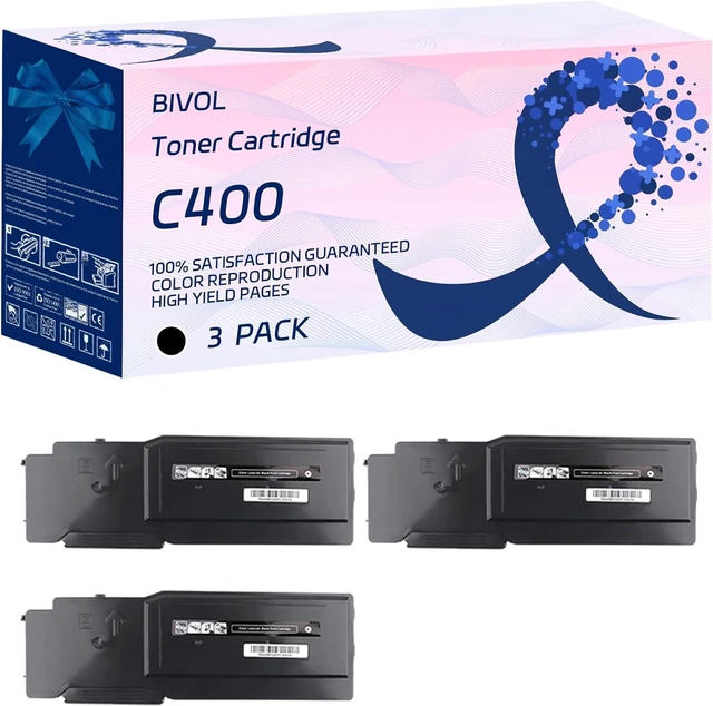 Main image of Compatible Toner Cartridge Replacement for Xerox C400 High Yield 15000 Pages VersaLink C400N VersaLink C405 Printers (3 Pack Black)