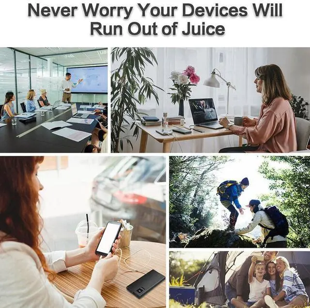 Alt view image 5 of 7 - 9000000mAh Power Bank Portable Super Fast Charger External Battery PD 18W