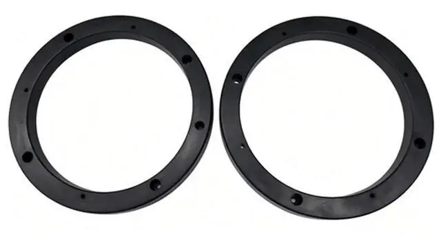 Alt view image 5 of 5 - 6.5 Inch For Car Audio Speakers Beveled Speaker Spacer Ring 2 Pack