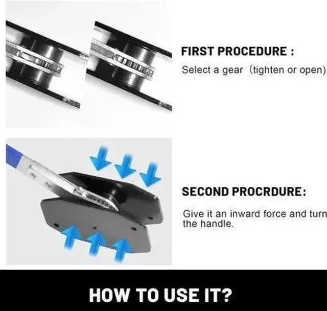 Alt view image 4 of 7 - Install Tool Spreader Caliper Pad Press Car Ratchet Brake Piston Wrench Portable