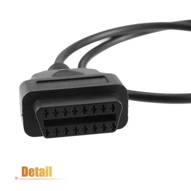 Alt view image 5 of 6 - OBD2 Female to Cigarette Lighter Memory Saver Emergency Power Supply Cable