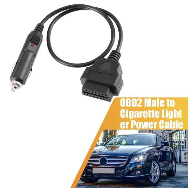 Alt view image 2 of 6 - OBD2 Female to Cigarette Lighter Memory Saver Emergency Power Supply Cable