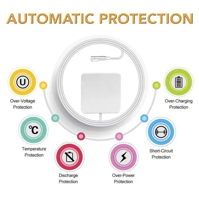 Alt view image 5 of 7 - 60W 16.5V 3.65A Power Charger for MAC MacBook pro 13" A1181, A1184, A1278