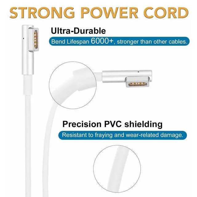 Alt view image 6 of 7 - 60W 16.5V 3.65A Power Charger for MAC MacBook pro 13" A1181, A1184, A1278