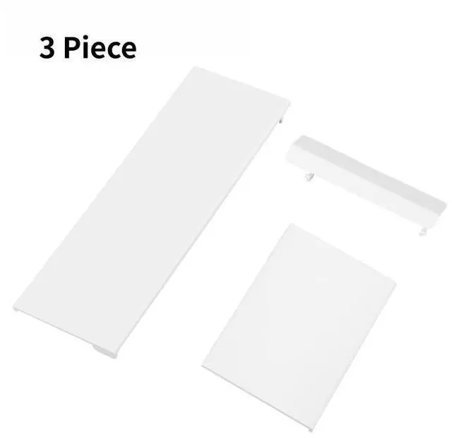Main image of 3 Piece White Replacement Door Slot Cover Lid Part for Wii Console B10