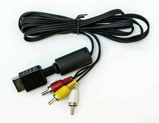 Alt view image 4 of 4 - 5 PlayStation AV Cable PS3 PS2 PS1 Console System Audio Video Cord 1 2 3 Lot
