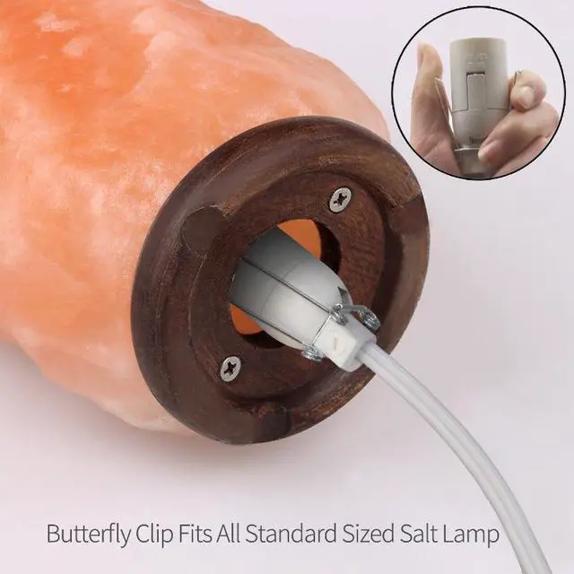 Alt view image 4 of 5 - Salt Lamp Cord with Dimmer Control - Power Cord with Dim Switch & Clip