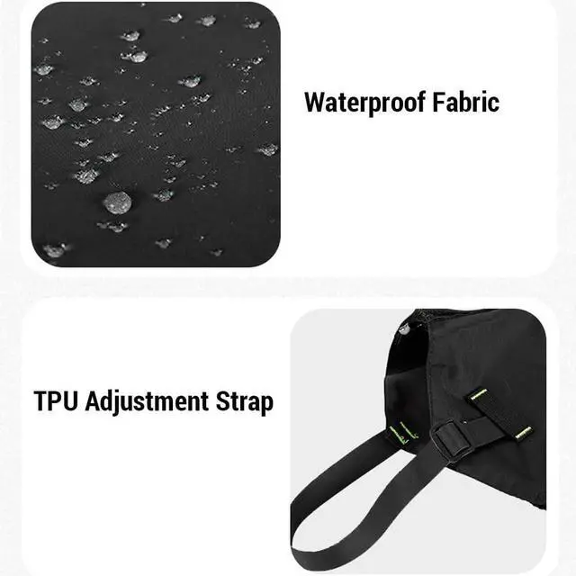 Alt view image 2 of 7 - Outdoor Hiking Boots Cover Gaiters Waterproof Leg Protection Snow Legging Tools-Red (adult style)
