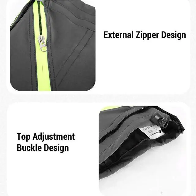 Alt view image 3 of 7 - Outdoor Hiking Boots Cover Gaiters Waterproof Leg Protection Snow Legging Tools-Blue (adult style)