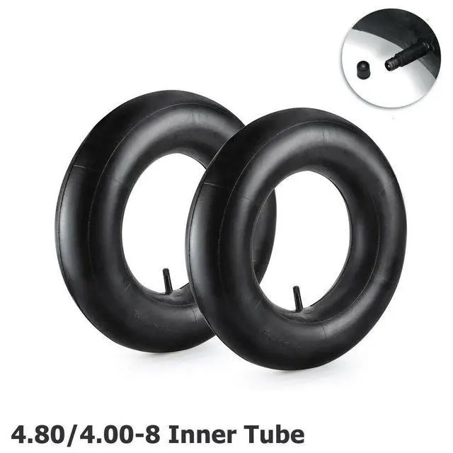 Alt view image 6 of 6 - 4.80/4.00-8 Inner Tube 4.00-8 4.80-8 480/400-8 Wheel barrow Tillers Tires 2Pcs
