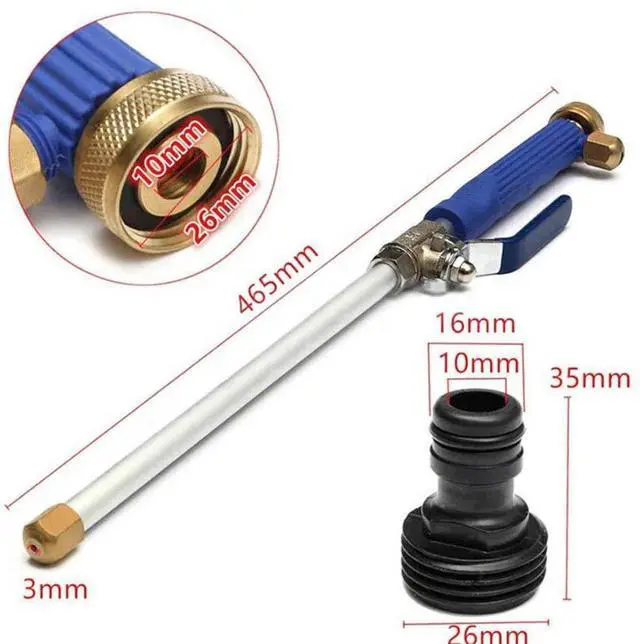 Alt view image 7 of 7 - High Pressure Power Water Spray Gun Nozzle For Garden Car Hose Washer