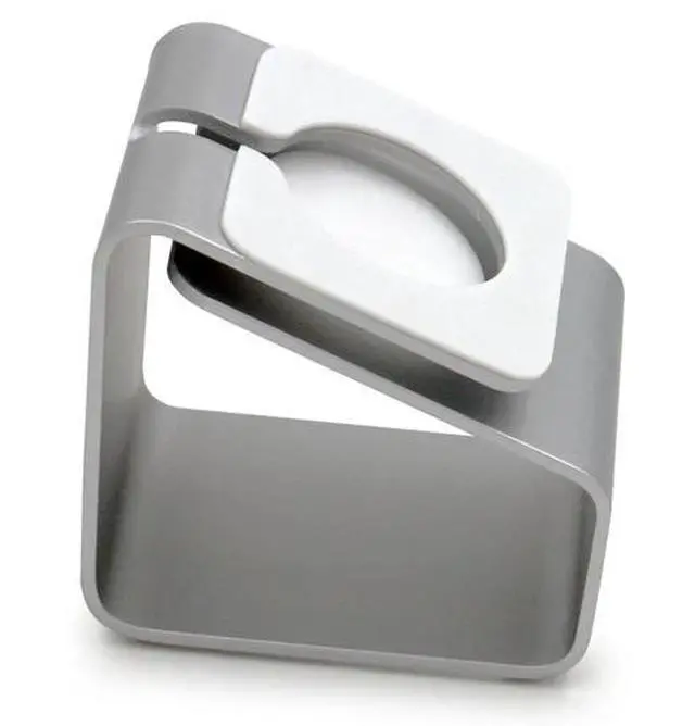 Alt view image 2 of 7 - 38/42mm Charger Stand Holder Charging Station Dock Gold Apple Watch New