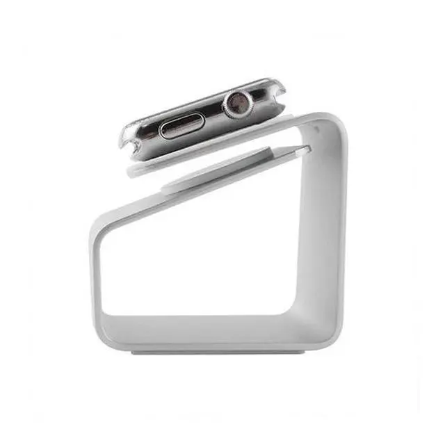 Alt view image 4 of 7 - 38/42mm Charger Stand Holder Charging Station Dock Gold Apple Watch New