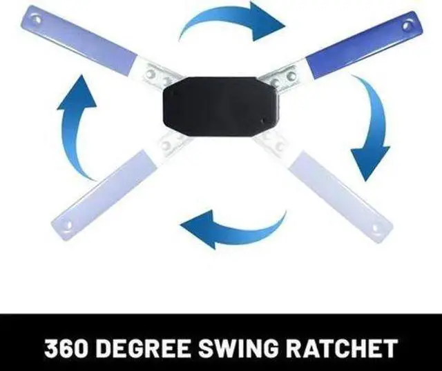 Alt view image 6 of 7 - Portable Car Ratchet Brake Piston Wrench Spreader Caliper Pad Install Tool Press