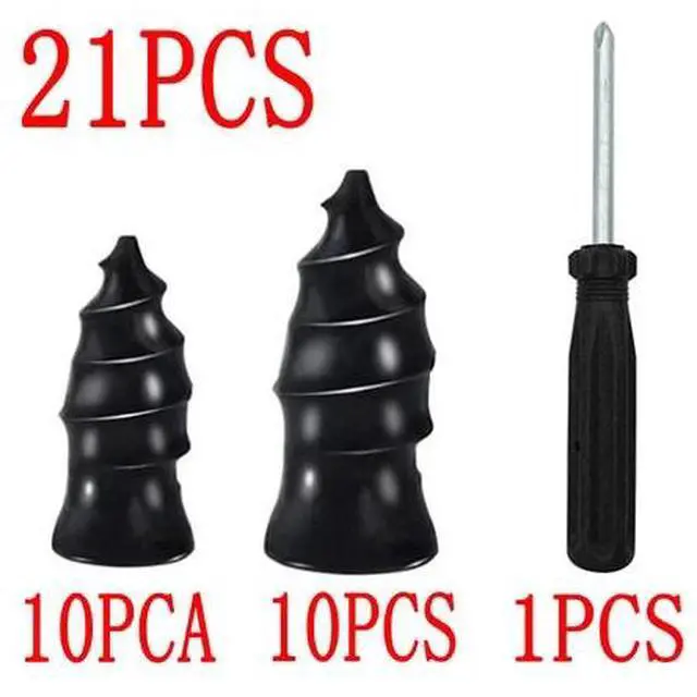 Alt view image 7 of 7 - 21PCS Car Vacuum Tire Repair Rubber Nail Screw Nails + Screwdriver Fast Tool Set