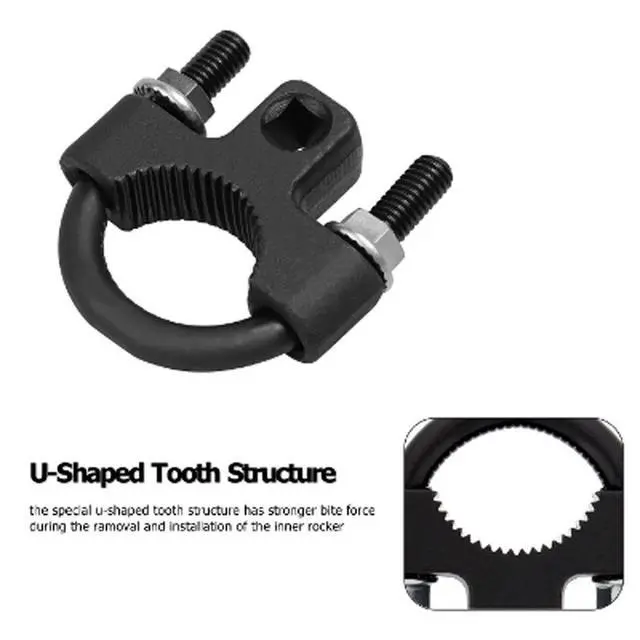 Alt view image 4 of 7 - Inner Tie Rod Tool Remover Removal 3/8" Low-Profile Turner Installer Car