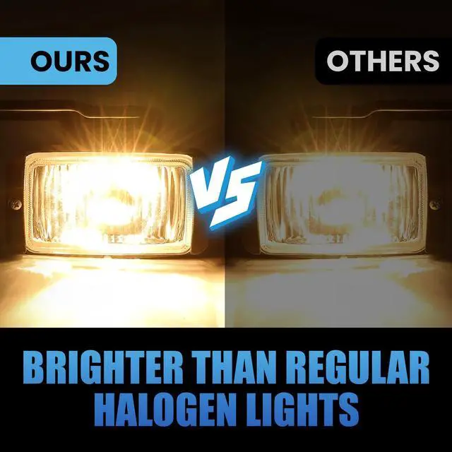 Alt view image 5 of 7 - Pair Bumper Fog Lights, Fit for 1988-2000 C/K 1500 Left+Right Non-OEM