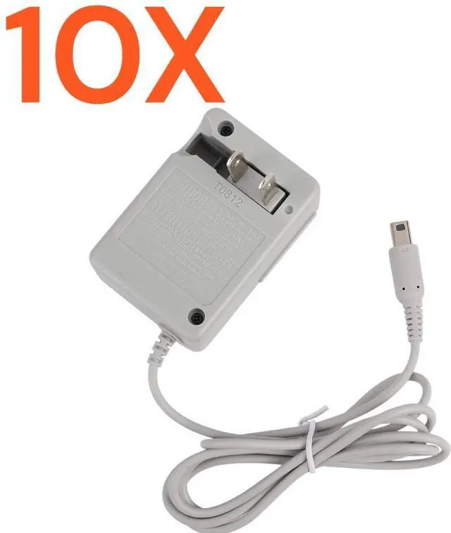 Main image of 10-Pack Universal AC Power Adapter for Handheld Game Consoles, Wall Charger for Multiple XL Models, Replacement Power Supply