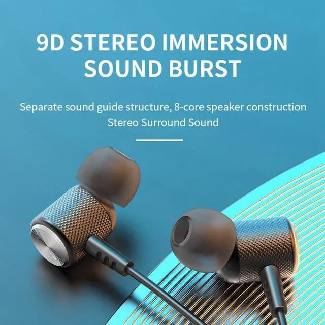 Alt view image 5 of 7 - Wireless Bluetooth 5.2 Neckband Headphones Mic Headset Stereo Earbuds Earphone Black