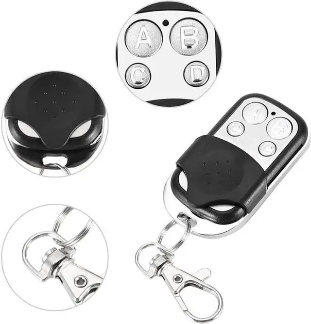 Alt view image 7 of 7 - 4x Universal Electric Remote Control Key Fob 433MHz For Gate Garage Door