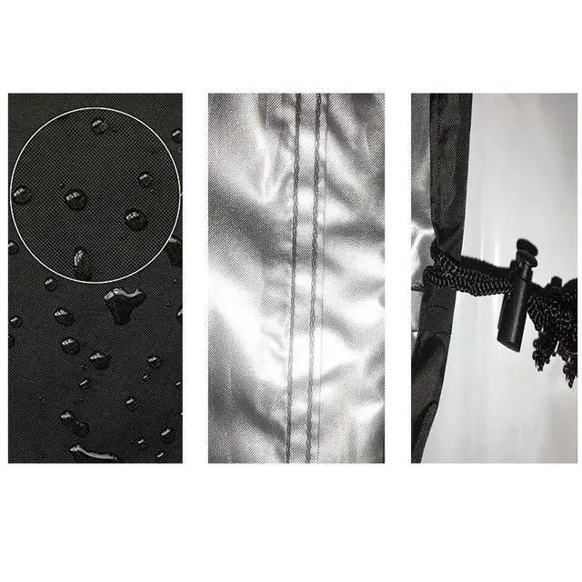 Alt view image 6 of 7 - Push Mower Universal Waterproof Lawn Mower Cover Heavy Duty UV Protector