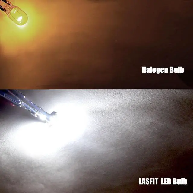 Alt view image 7 of 7 - 3PCS T10 194 168 2825 W5W LED License Plate Lights Bulb White Red Amber Blue