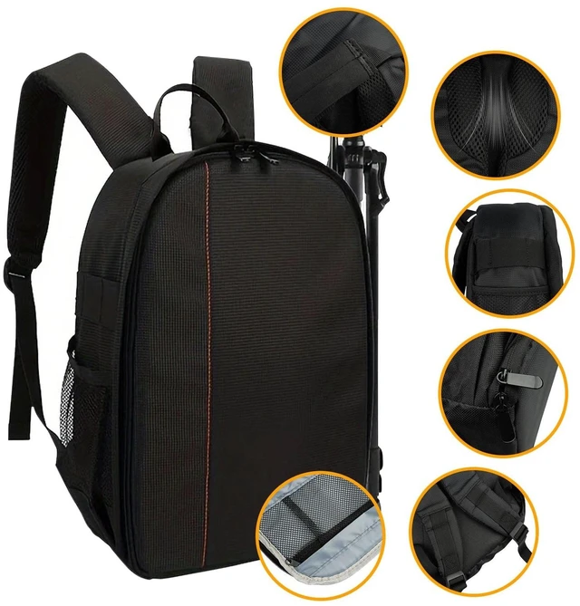 Alt view image 5 of 7 - Waterproof Camera Backpack for Canon, Nikon, and Sony DSLR Cameras
