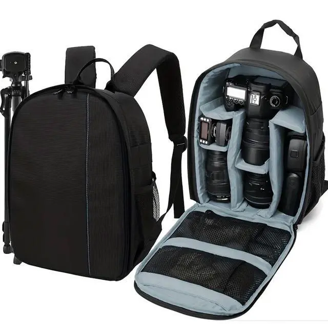 Main image of Waterproof Camera Backpack for Canon, Nikon, and Sony DSLR Cameras Orange