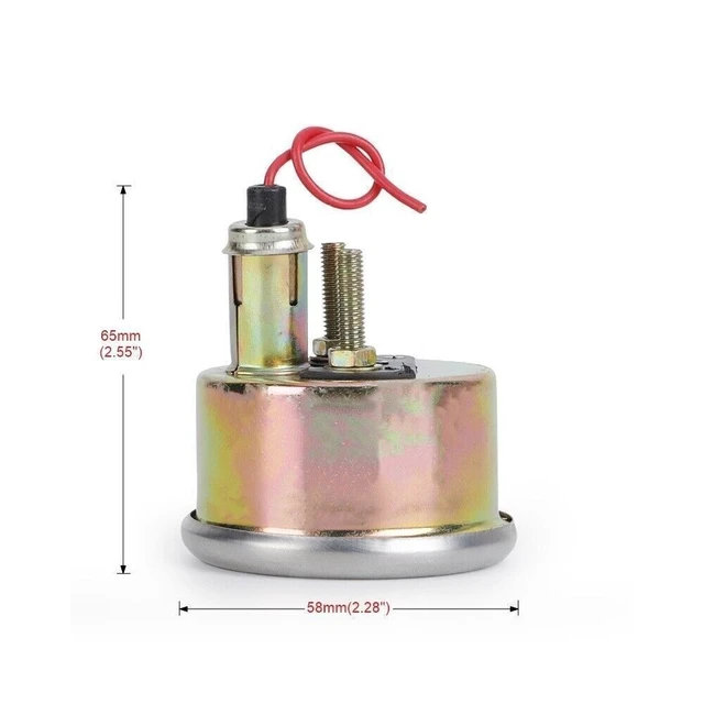Alt view image 7 of 7 - 2"52mm Oil Pressure Amp Meter Water Temp Triple Gauge 3 in 1 Set Chrome Gauges