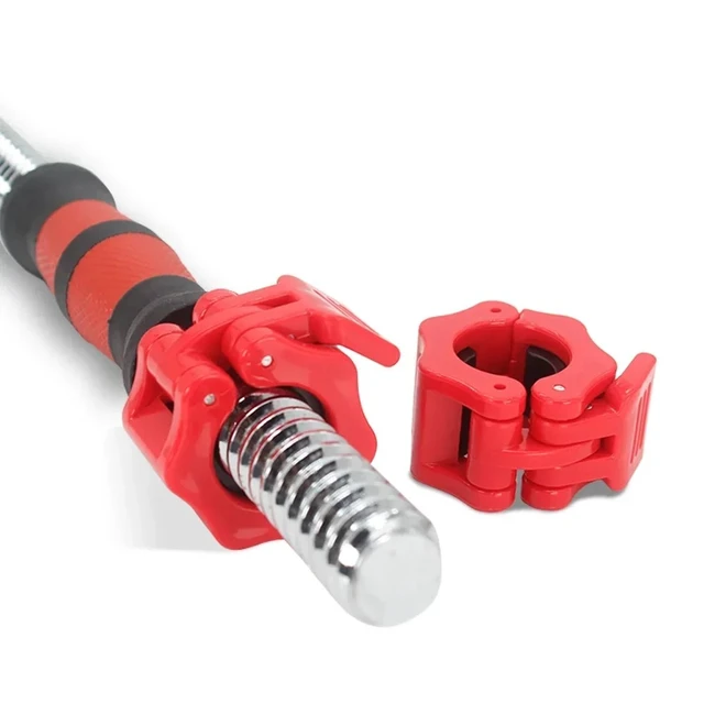 Alt view image 4 of 7 - Spinlock Barbell Collars Barbell/Dumbbell Clips Standard Bars Release Clamps