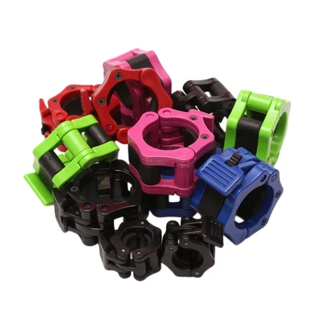 Alt view image 6 of 7 - Spinlock Barbell Collars Barbell/Dumbbell Clips Standard Bars Release Clamps