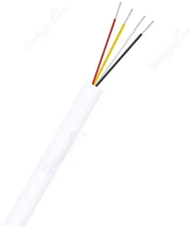 Main image of Electronic Audio Wires 2 3 4 Core 28/26/22/20/18AWG Flexible Electrical Cable Car Automotive Wire for LED Strip Light Speaker(4 Core-White,100m,26AWG)