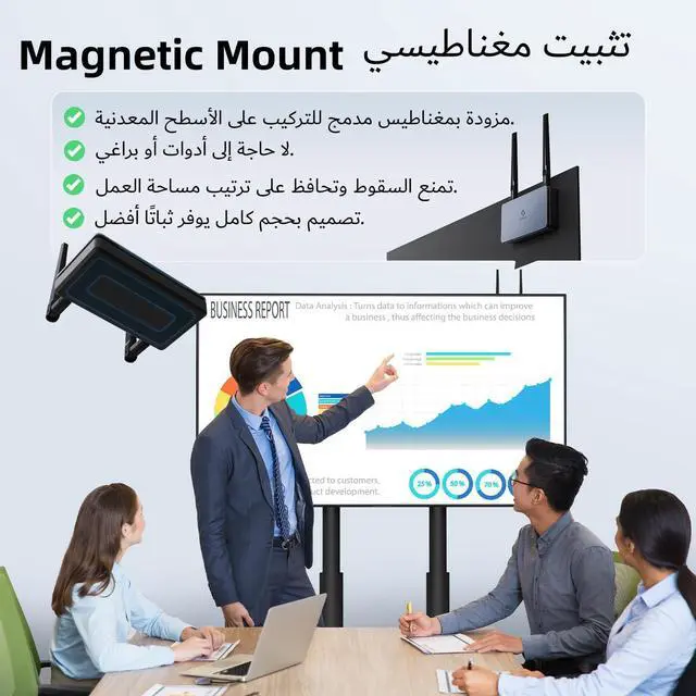 Alt view image 7 of 7 - Wireless HDMI Transmitter and Receiver 328ft, USB-C & HDMI Adapter, 2 TXS to 1 RX, Up to 32 TXS, 1080P@60Hz, 2.4G/5G, for Audio & Video Streaming from Laptop Phone to Monitor