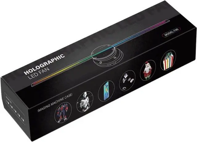 Alt view image 4 of 6 - Hologram Fan,3d Naked Eye Holographic Projector,wall Mounted Advertising Machine,for Advertising,exhibition