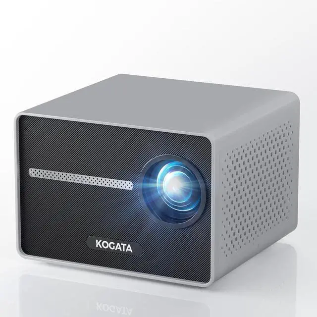 Smart-Portable-Mini-Projector with WiFi and Bluetooth, Built in Apps/Electric Focus/ 4P Keystone/HDR10+, Kogata Outdoor-Movie-Proyector, Home Theater Birthday-Christmas-Valentines-Gifts