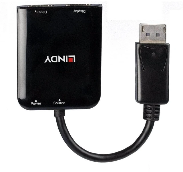 Alt view image 2 of 3 - LINDY 2 Port DisplayPort 1.2 MST Hub
