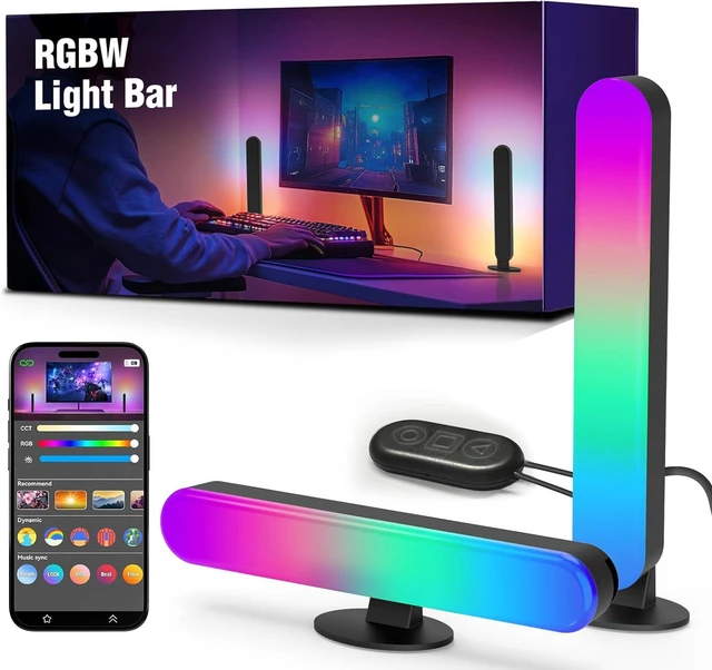 Main image of Led Light Bar with Music Sync, RGB TV Backlight with App Control Multi-Scene and Color Change, USB Powered Ambient Lighting for Monitor,Gaming or Behind TV Light Accessories