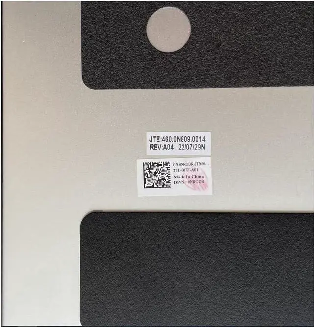 Alt view image 5 of 7 - Replacement Laptop LCD Cover Back Rear Top Lid for Dell Inspiron 5410 5415 7415 2-in-1 0NRGDR NRGDR Silver