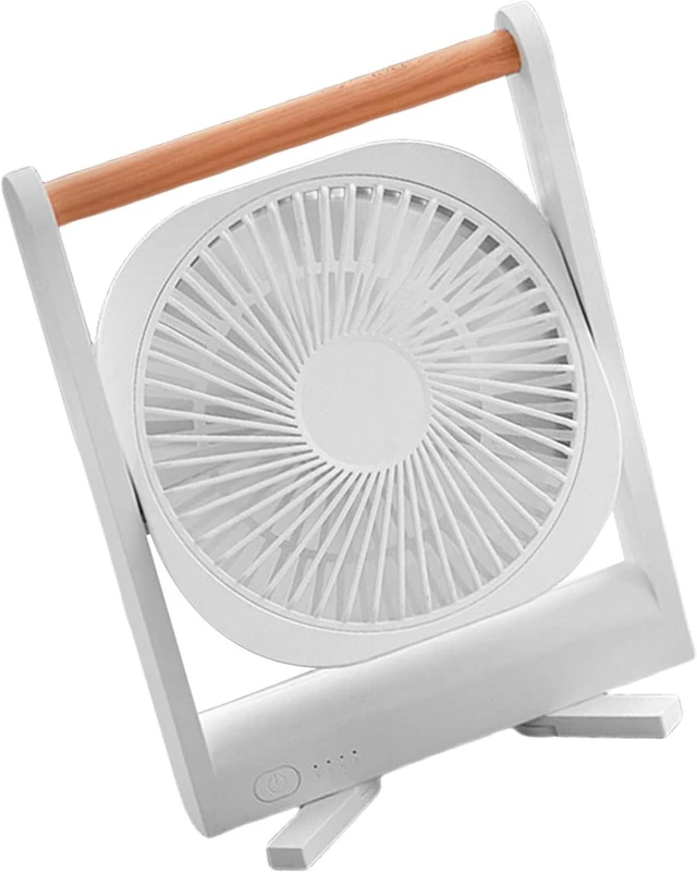 Main image of Portable Fan, Quiet USB Charging with Adjustable 4 Speed Airflows ABS Texture Suitable for or Home Use(White)