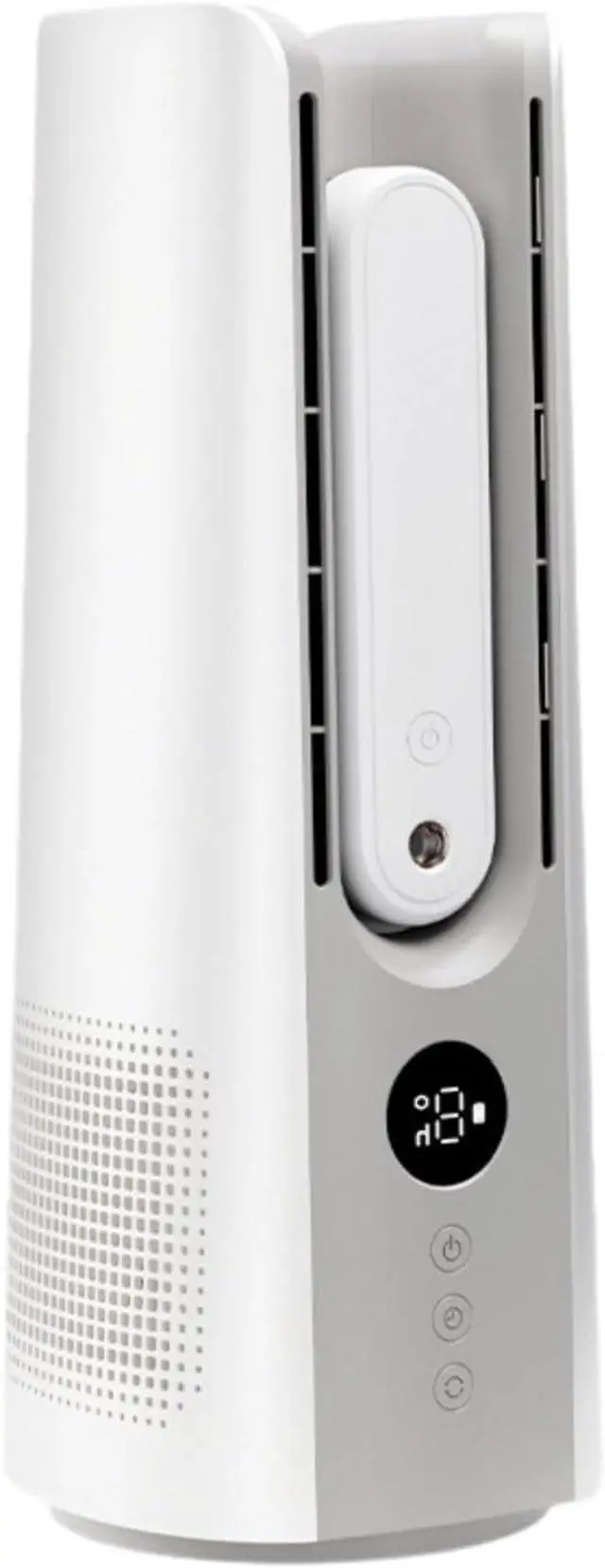 Alt view image 6 of 7 - Bladeless Cooling Fan with Timer Misting Fan 9Speed Auto Oscillation for Home Quiet Operate USB Desk with Misting Function