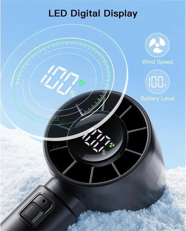 Alt view image 5 of 5 - Handheld Fan, Handheld Mini FanPortable Rechargeable Fan for Beach Travel Vacation,for Outdoors/Travel/Camping(Gray)