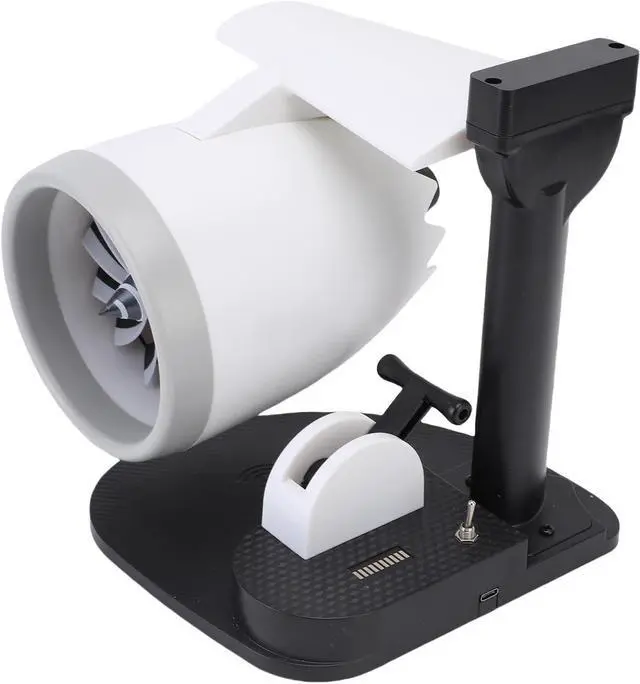 Alt view image 3 of 7 - Adjustable Speed Desk Fan with Humidifier for Comfortable Office Environment (Red)