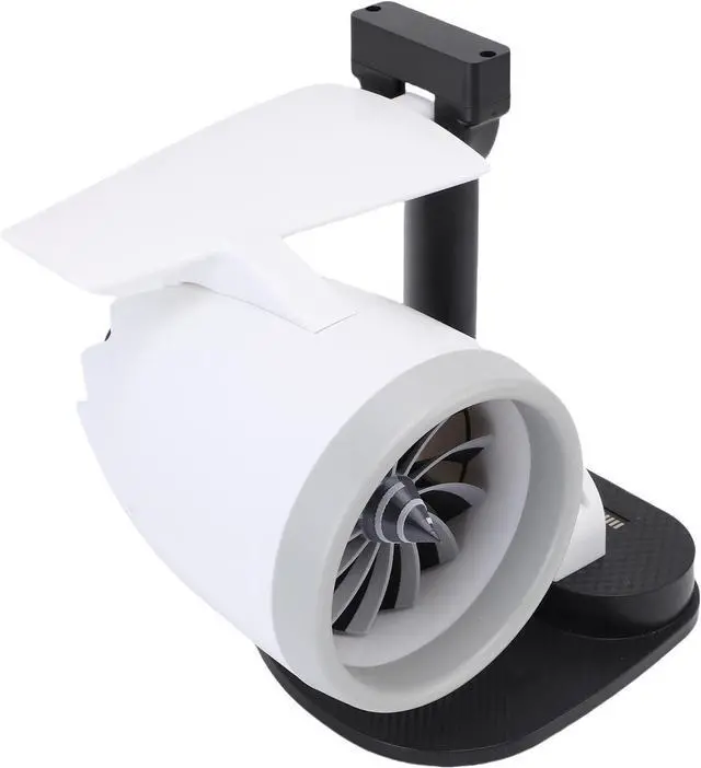Alt view image 4 of 7 - Adjustable Speed Desk Fan with Humidifier for Comfortable Office Environment (Red)