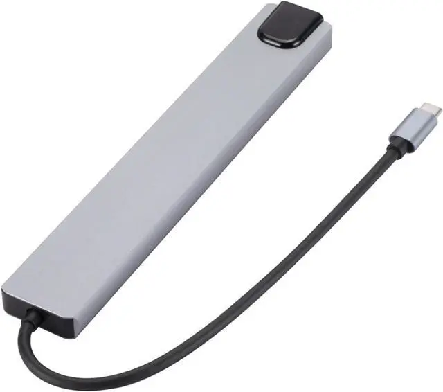Main image of 10 in 1 USB C Adapter RJ45 Ethernet 5 Gbps Dongle 4K HDMI-Compatible 100W PD for Air Pro and Other TY>pe Laptops