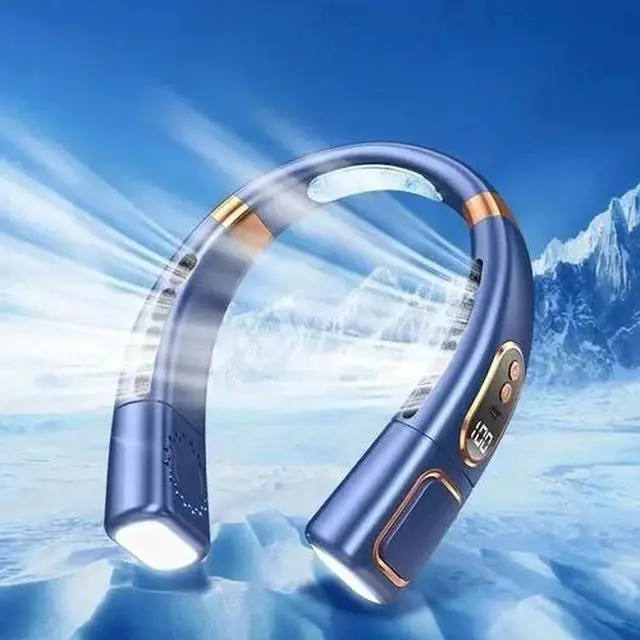 Alt view image 3 of 5 - Hanging Neck Fan Cooling Air Cooler Little Electric Air Conditioner Portable New