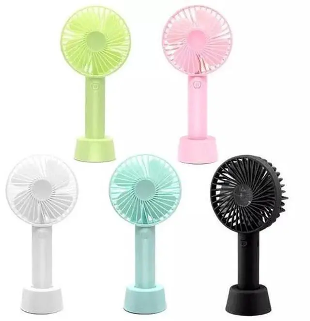 Main image of Portable Rechargeable Fan Mini Handy Fan Pocket Size Air Cooler USB w/ Battery