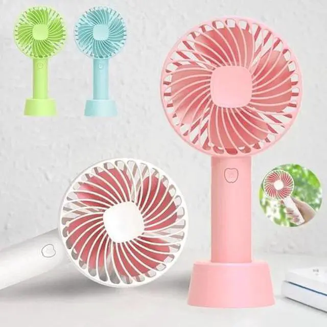 Alt view image 4 of 7 - Portable Rechargeable Fan Mini Handy Fan Pocket Size Air Cooler USB w/ Battery