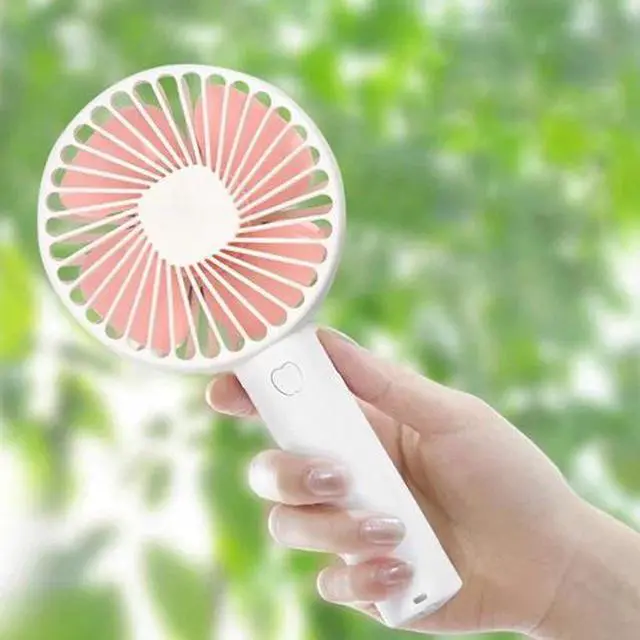 Alt view image 6 of 7 - Portable Rechargeable Fan Mini Handy Fan Pocket Size Air Cooler USB w/ Battery